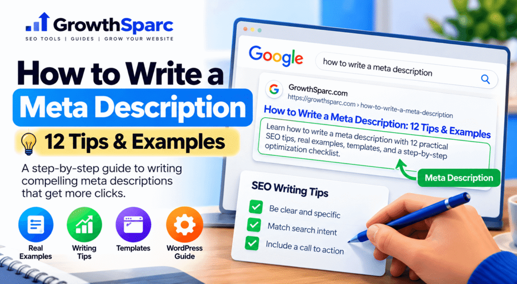 How to write a meta description with 12 SEO tips and examples